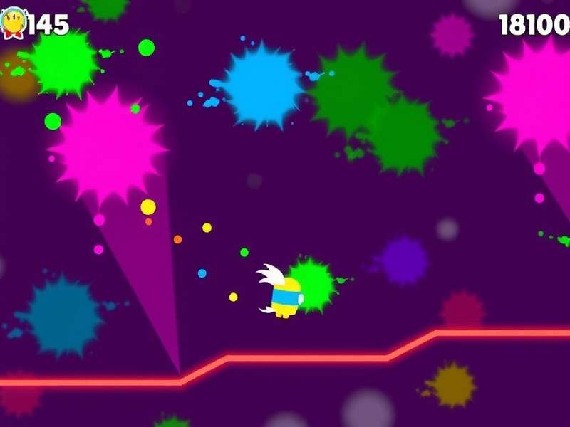 Holi Colorful Dash gameplay screenshot